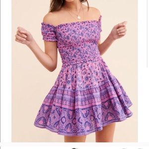 Spell & The Gypsy Mini Dress Mulberry